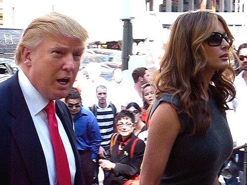 trump and melania comply deny and no reply